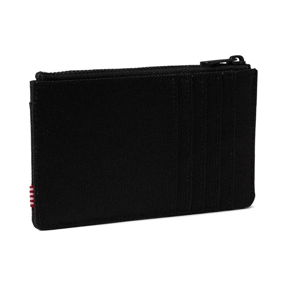 Herschel Supply Co. Oscar Wallet Unisex Black Zipper Cardholder Handbag ERK1975
